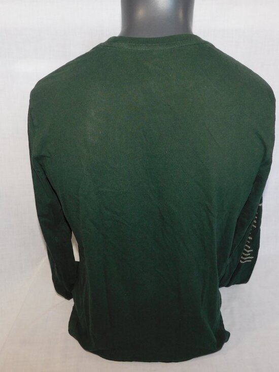 Roots Canadian Wilderness Tour Mens Medium Green Graphic Long Sleeve Shirt - Picture 8 of 9